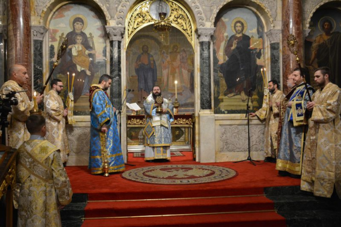 Архиерейска св. литургия по повод празника Сретение Господне в Патриаршеската катедрала