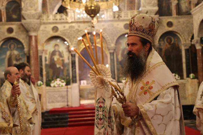 Българският патриарх Даниил възглави светата Литургия в Патриаршеската катедрала „Св. Александър Невски“